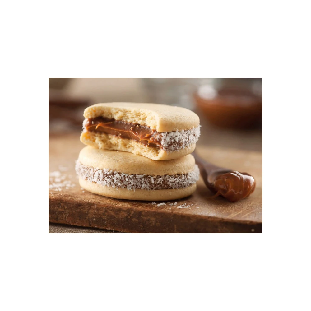 Pastry filling salted caramel flavour, baking ingredients