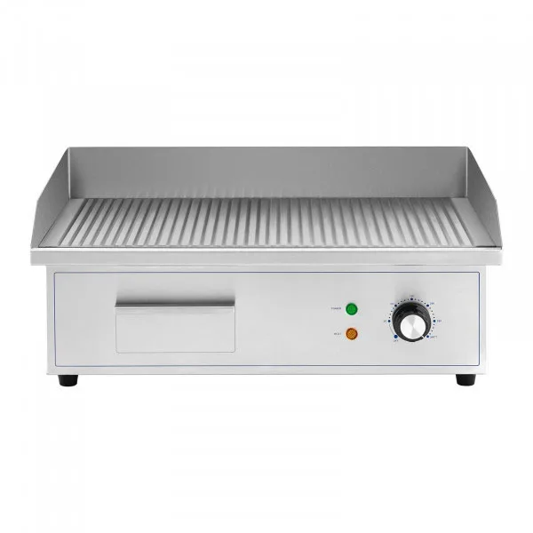 Профессиональные прочные электрические решетки мощностью 2 кВт 8 мм Гладкие ребристые для гриля коммерческого использования в ресторанах барбекю