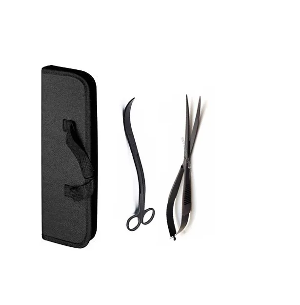 Dental Instruments Aquascaping Terrarium Tool Kit 30cm With Case Simrix Buy Aquarium Scissors Pro Spring Scissors