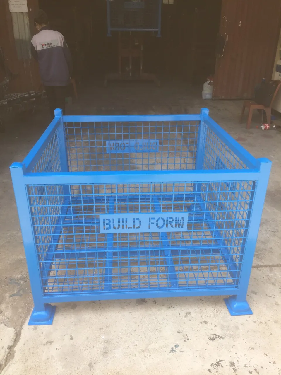 Factory Price Firm Construction Stackable Scaffolding Basket Cage Cargo & Storage Equipment