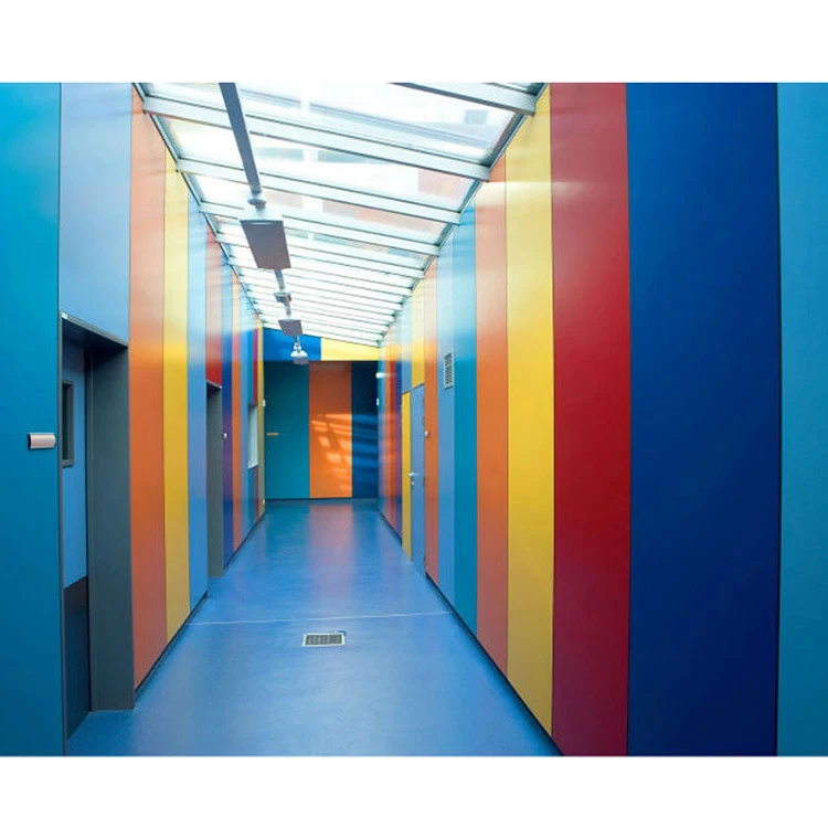 Mall DIY Art digital print decorative compact laminate formica fireproof hpl for toilet cubicle wall panel tabletop desktop