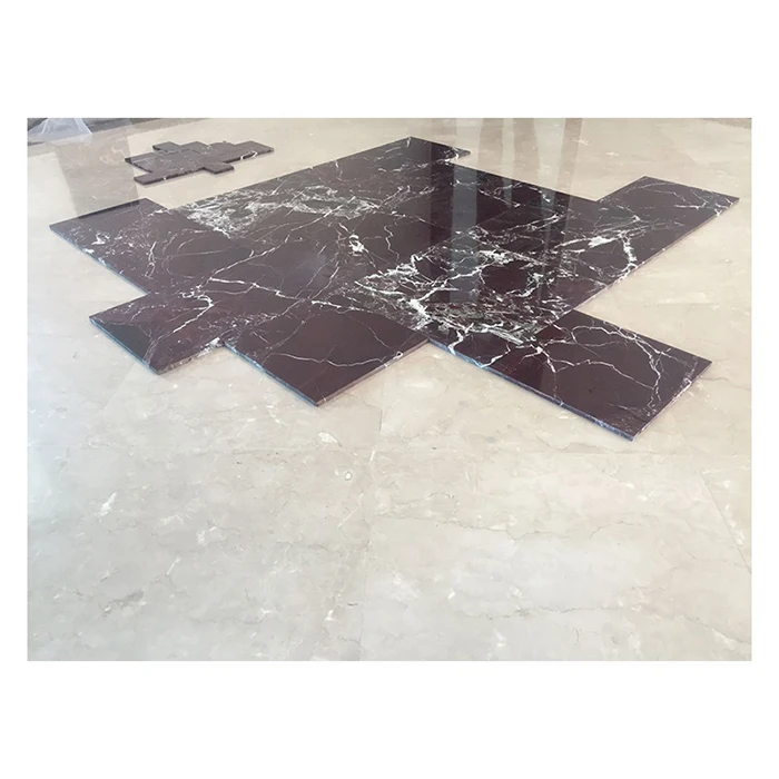 Rosso Levanto turkish marble honed travertine marble french pattern polished natural travertine architectural stone and tile