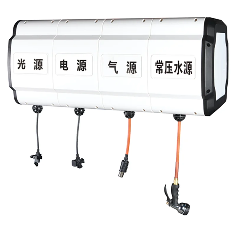 combination hoses reel for car wash steel wire pipes4-1