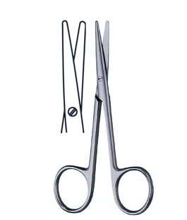 Professional Quality Lexer - Baby Dissecting Scissors 10 Cm With German Stainless Steel Top Quality Sharp Blades.