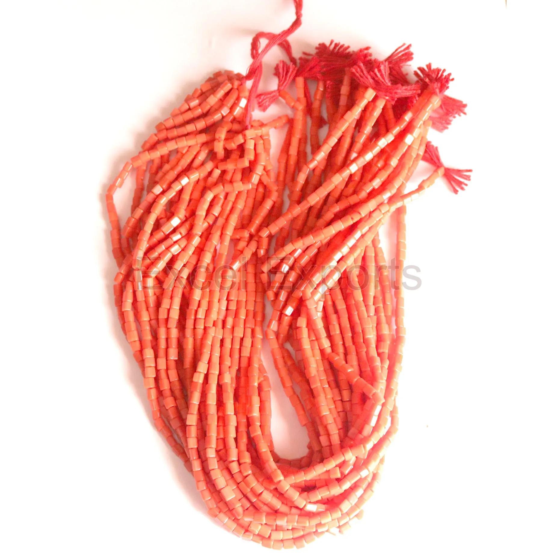 2024 Top selling Glass Beads  3mm 4mm square tube cube beads for jewelry making loose beads on strand.