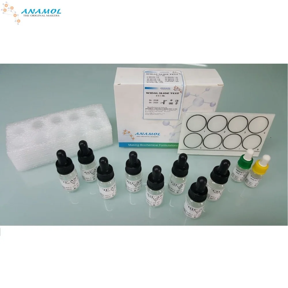 WIDAL Slide Test Kit