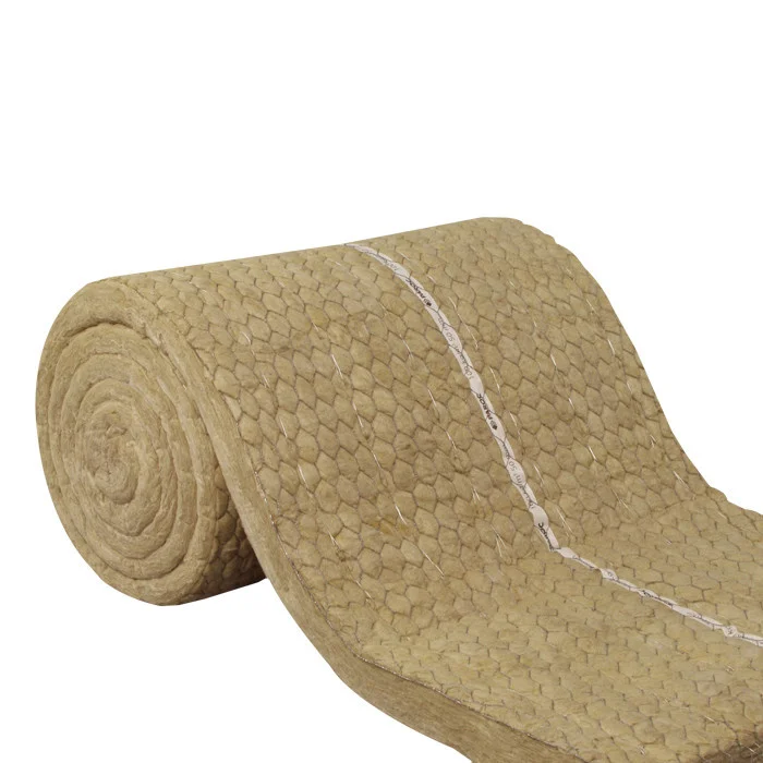 Heat Insulation Rock Wool Blanket Thermal Insulation Blanket/Rock Wool Roll Blanket