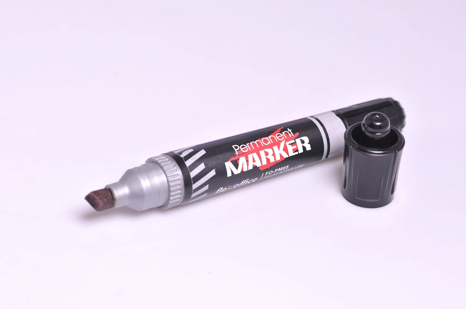 3 вида цветов доступны двустороннее написание постоянного косой круглый носок Perment маркер FO-PM05 по всей поверхности