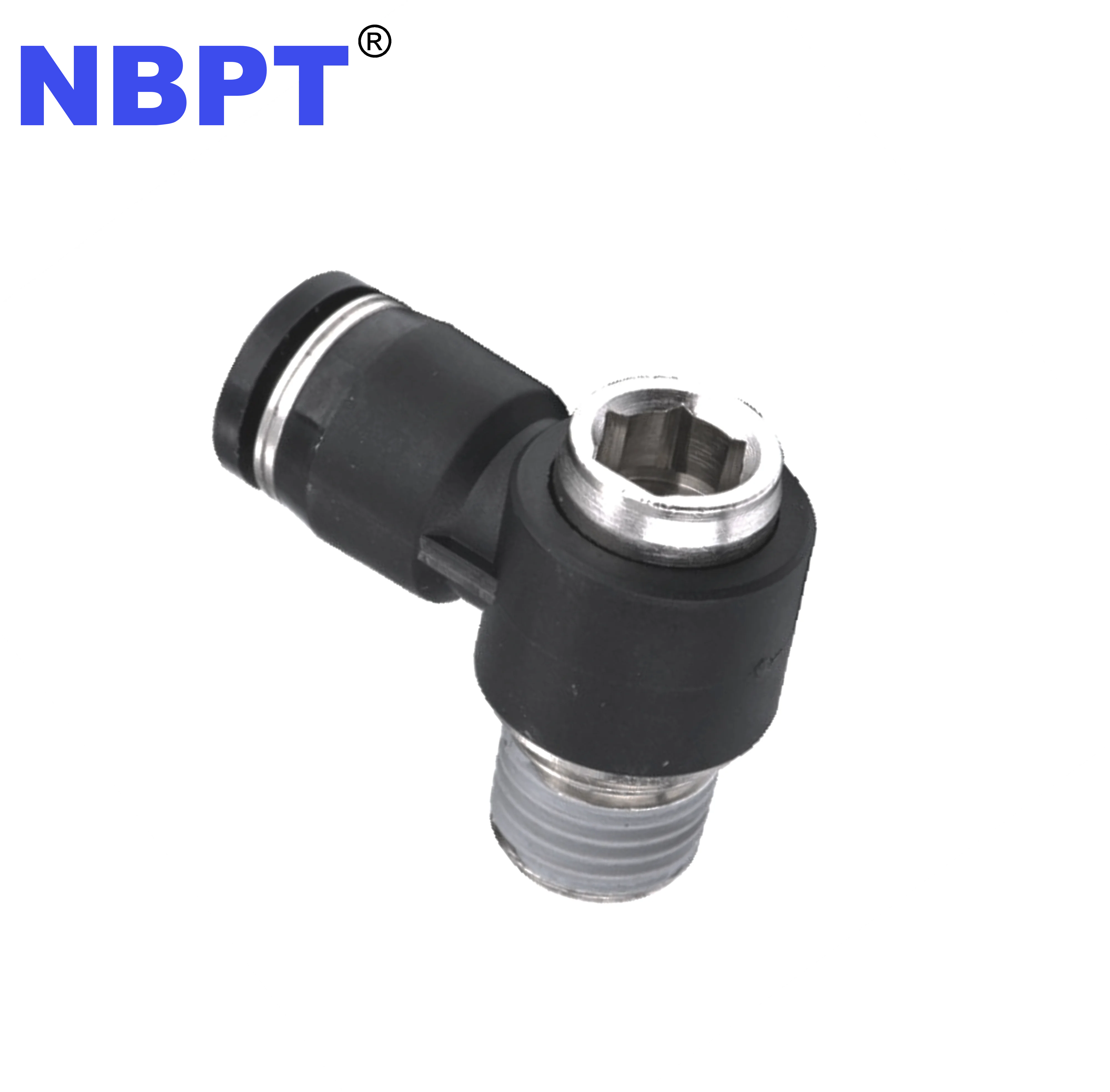 Низкий профиль Bonjo Allan шестигранный ключ POL-I мужской локоть пластиковый фитинг Manuf