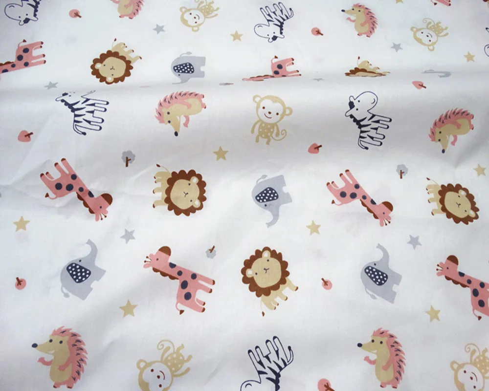 wholesale animal print  cotton fabric roll textile for t-shirt