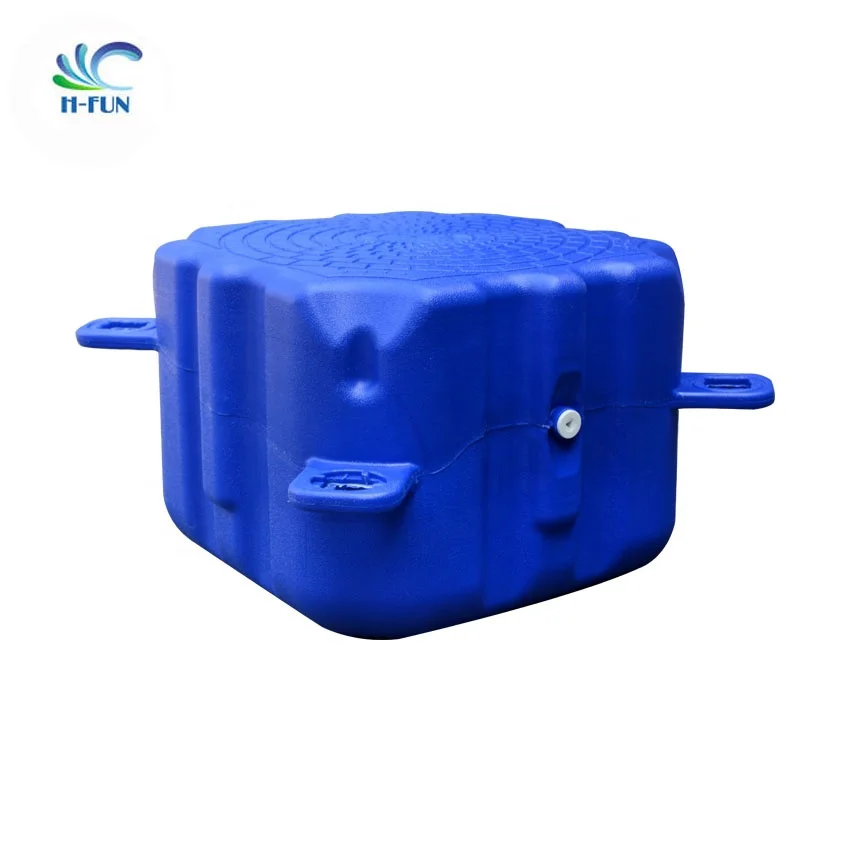 Adjustable plastic floating water platform pontoon hexagonal swimming pool floating platform