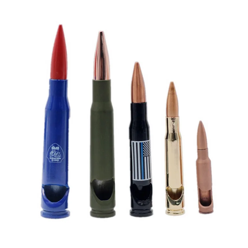 Cheap custom logo keychain 50 caliber bullet bottle opener