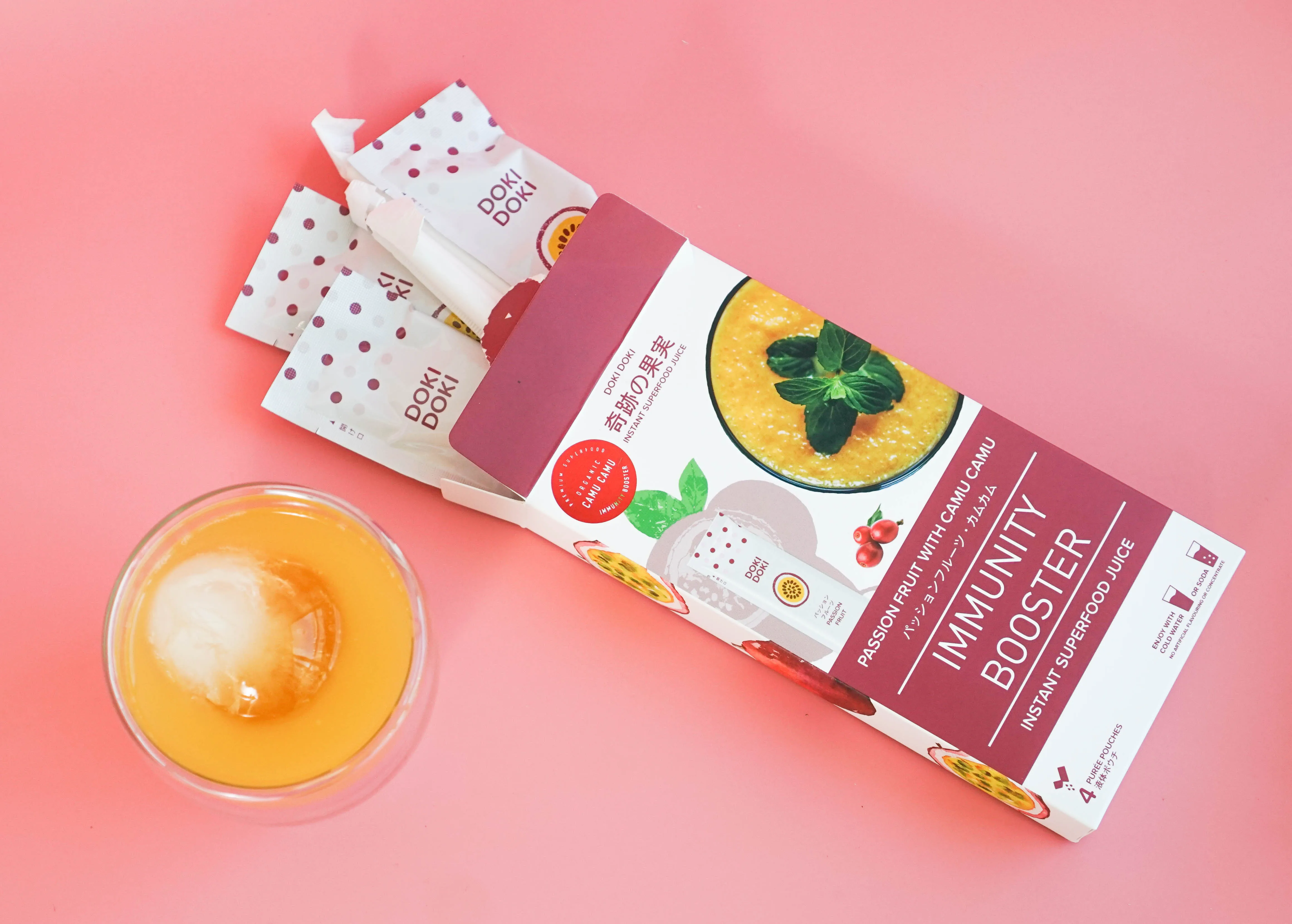 
Healthy Fruit Juice Made With Real Passionfruit pulps and Camu Camu to boost immunity 