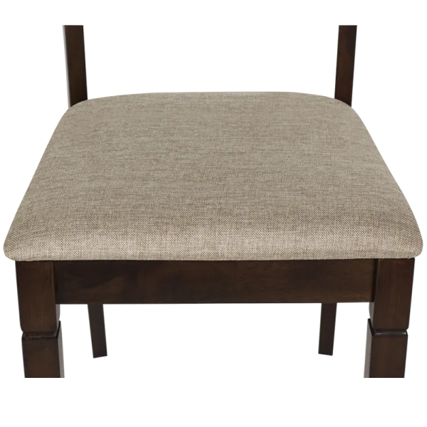 Dining banquet restaurant home modern chair made of massive wooden material and fine fabric PAOLA-  8 colours