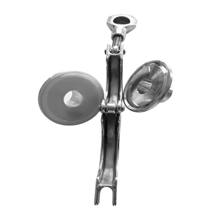 Spot Titanium Chuck clamp Titanium Quick Connector union chemical pipe clamp