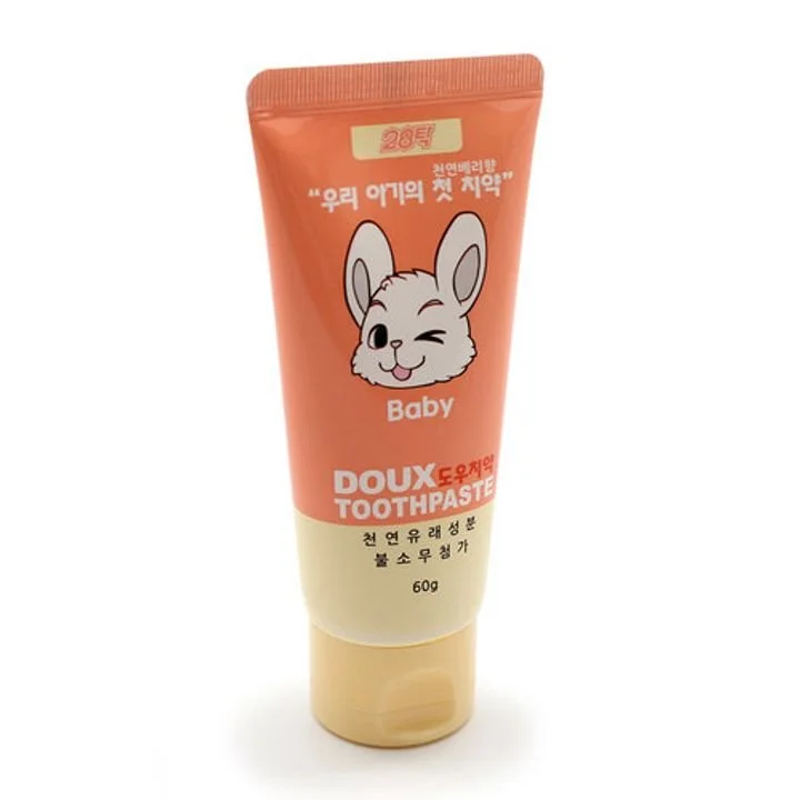 
Korean ER.EL Kids baby non fluorine organic toothpaste teeth whitener whitening toothpaste 