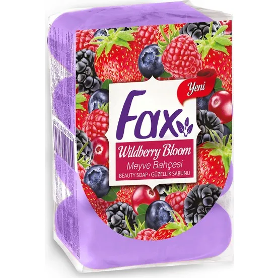 Solid Hand Soap brand Fax 4x70 gr  Beauty Soap 280 gr pink flowers rose