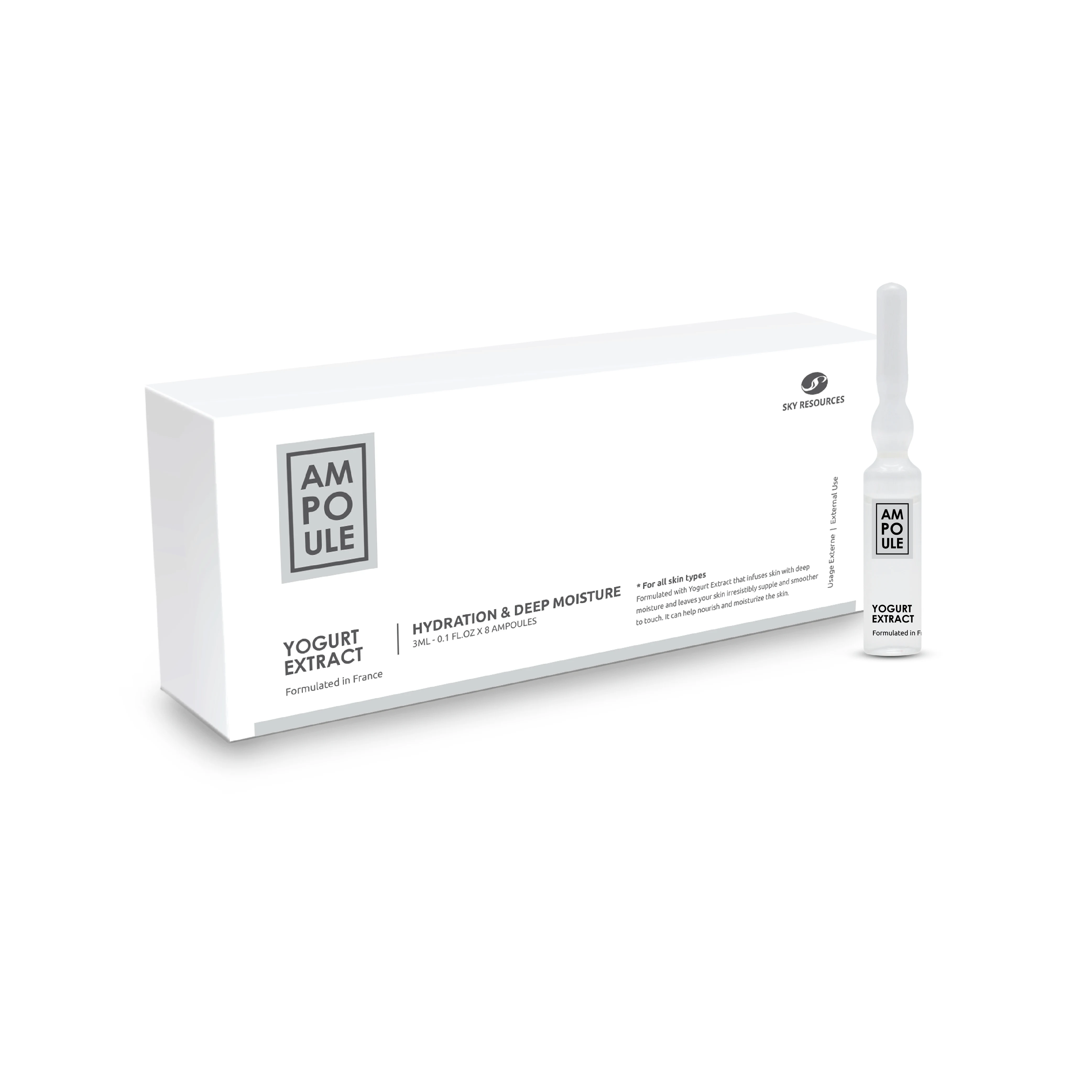 Instant Moisturizing Nourishing Skin Smoothing Glowing	Night Repair Aqua Yoghurt Serum Ampoule Moisturizer perfect for dry skin