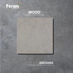 Luxurious Simple Minimalist Design Natural Stone Texture Design Ceramic Tile Mood 300x300mm Base Tile Flooring Tiles Designs