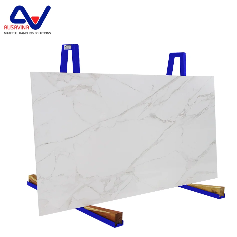 Ausavina Dark Blue Heavy Duty Truck A-Frame Warehouse equipment compact and portable space-saving A-frame storage rack TAF06