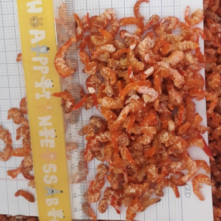 Хорошее качество и хорошая цена высокая питательная сухая креветка размер 2-4 см