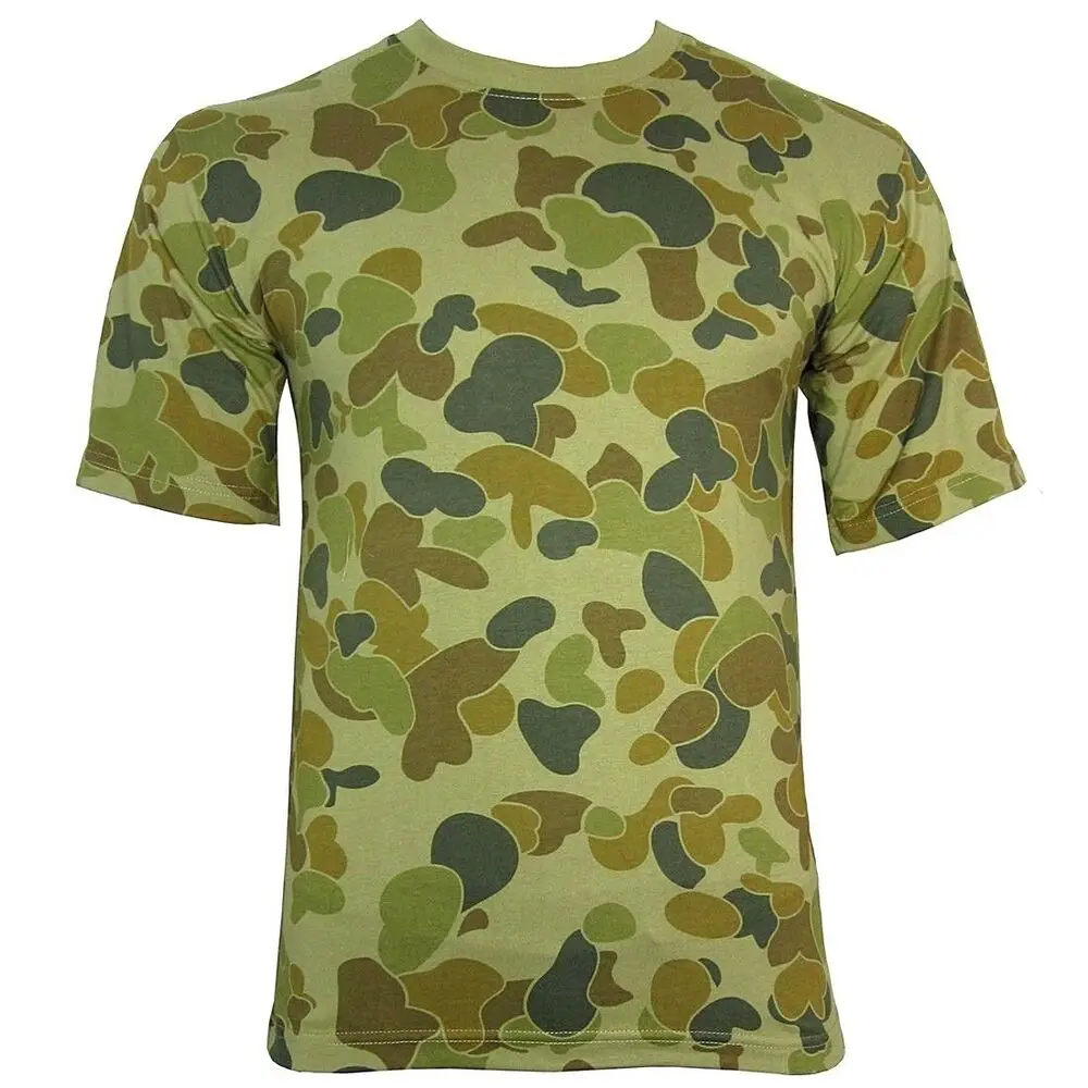  Высококачественная камуфляжная хлопковая Футболка с круглым вырезом изготовленная компанией Wings