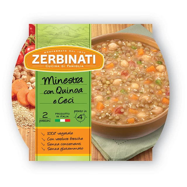 
Made in Italy With Quinoa and Chickpeas 620gr Soup 