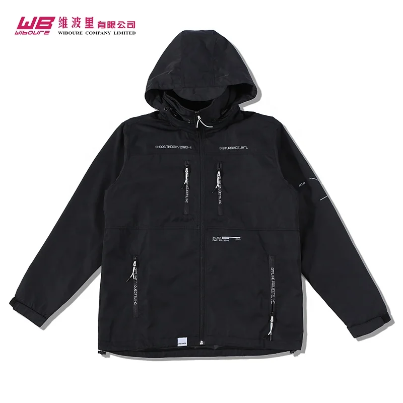 High Quality OEM ODM Fast supplier Stock Team uniform advertising 3D emboss pattern Embroidery Logo Water Repellency for men