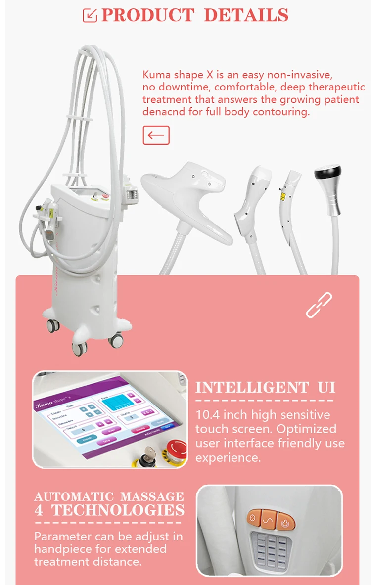 2021 new technology shape skin tightening cellulite removal for beauty salon  kuma shape x machine