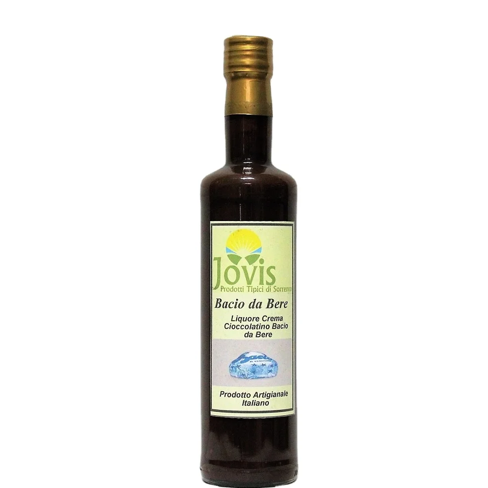 
Best quality italian liqueur Bacio Chocolate and Hazelnut Cream Villa Jovis 1 liter 