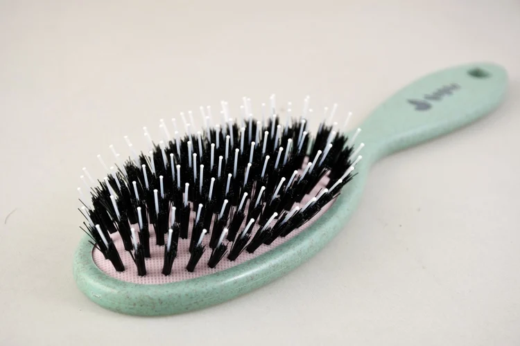Vegan hair brush cushion pad porcupine brush comb oval cushion large size