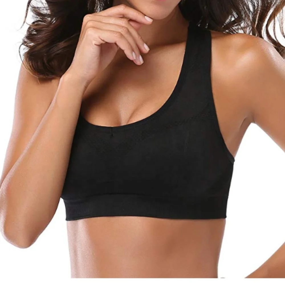 
Zipper Yoga Bra Top S-XL Women Padded Yoga Sports Top Breathable Workout Running Fitness Gym Yoga Shirts Sports T-Shirt 