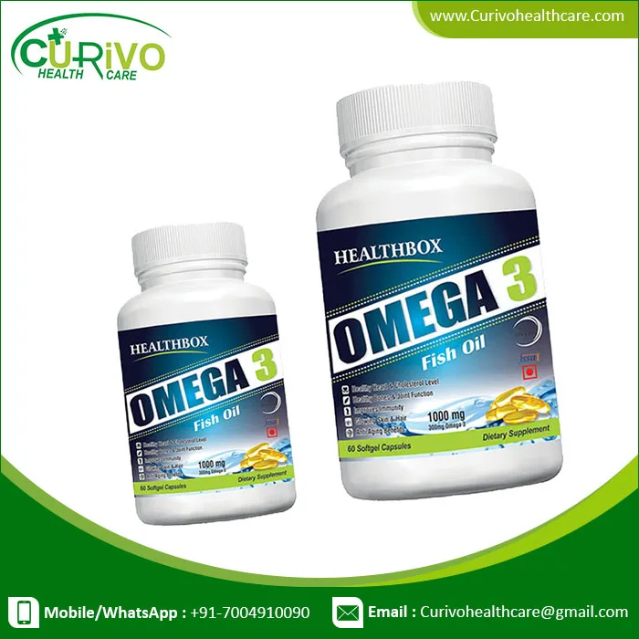 
1000 mg Omega 3 Soft Gel Capsule 