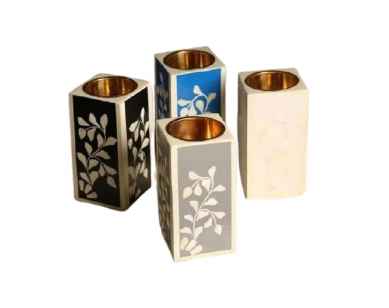 Tradnary High Quality Handicrafts Mother of Pearl Inlay Round Tray Box Incense Burner Bakhoor Set Arabic Mop Mubkhar Ramadan