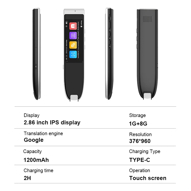 S3 Portable AI Translation machine 11 Offline Languages 111 Online Languages Translator Dictionary Pen Quick scanner