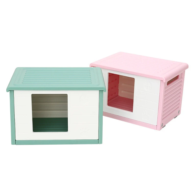 JL outdoor plastic cat houses & furniture cages carriers for cat