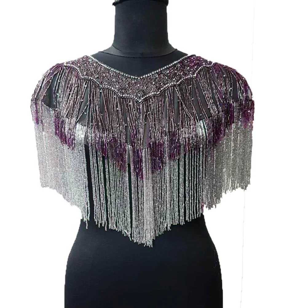 New Style Hand beaded Tassels Bespoke Blouses