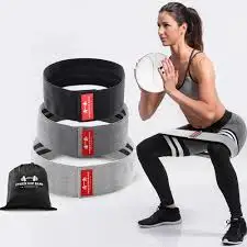  Эластичная лента для коррекции и подтяжки бедер тканевая занятий йогой