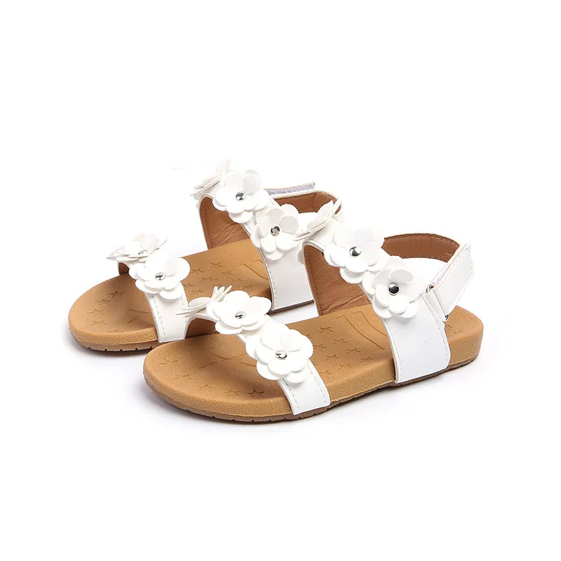 New  soft bottom sandals student flower children sandals girls flowers sandals