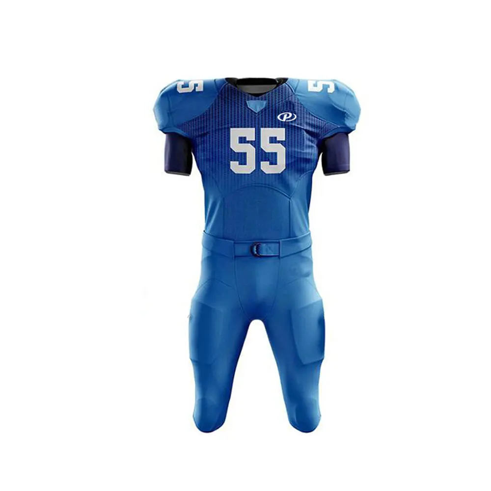 Wholesale Unique Quality Customized American Football Uniform / Team 100% polyester American Football Uniform