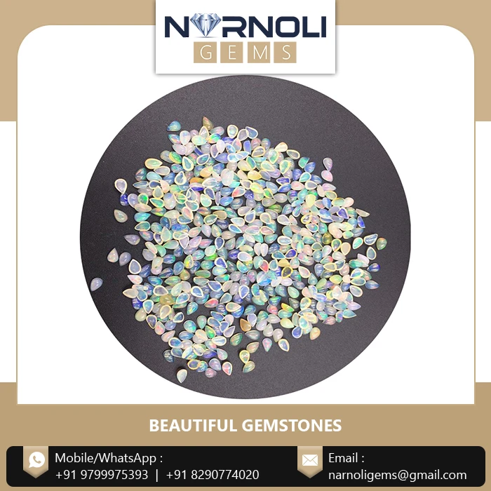 Premium Quality Beautiful Ring Use Real Look Opal Oval Shaped Semiprecious Supplier Narnoli Gems Gemstone