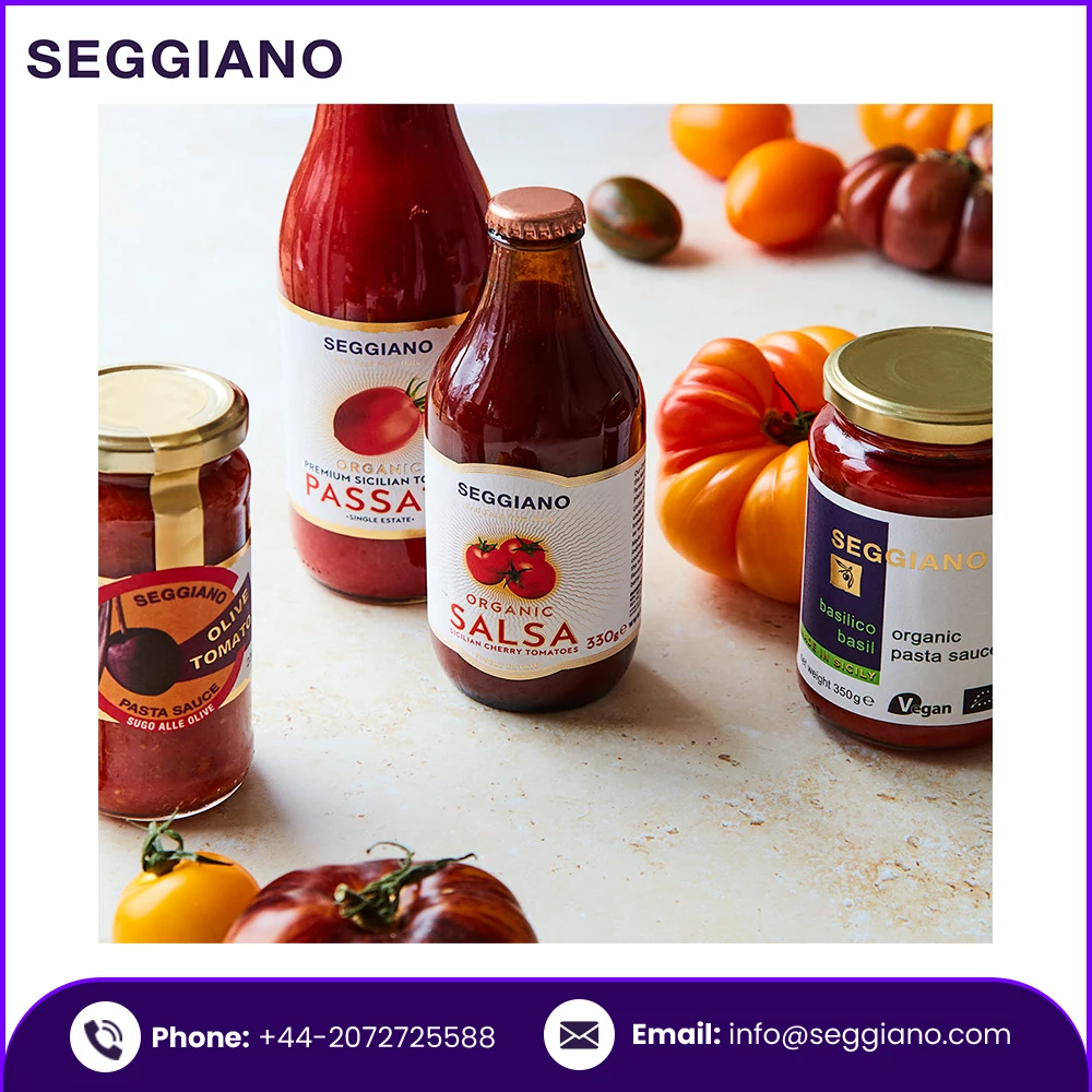 2021 Hot Selling Products Seggiano Sweet Sicilian Cherry Tomato Salsa 330g