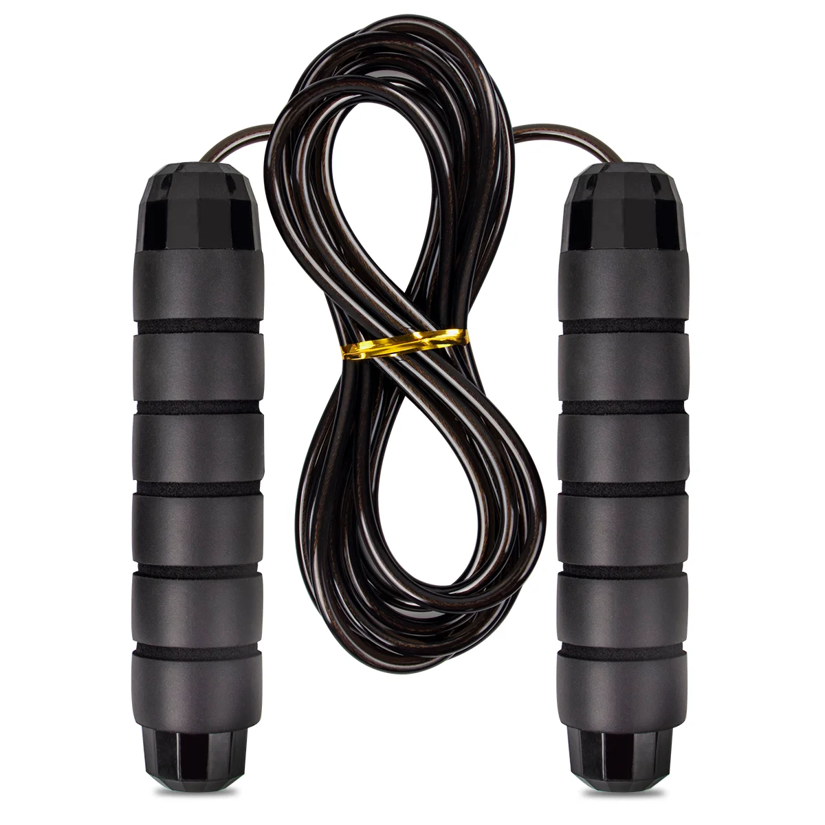 Heavy Adjustable Weighted Skipping Jump Rope Weapon Cable Foam Handle Home Gym Exercise for Boxing Training Skip Rope