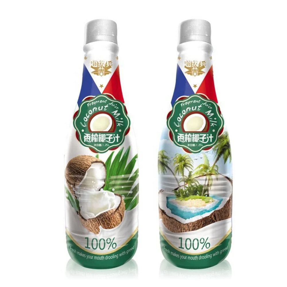 Manufacturers wholesale Healthy Drink 1L Bottle Lemon Flavor COCONUT MILK Coconut Water