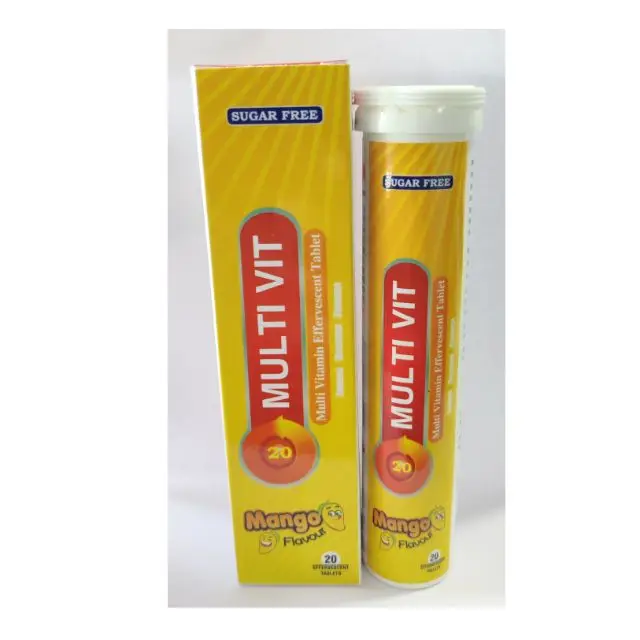 Hot Selling Private Labelling Multivitamin Effervescent Tablets Booster Immunity for Adults From Indian Manufacturer