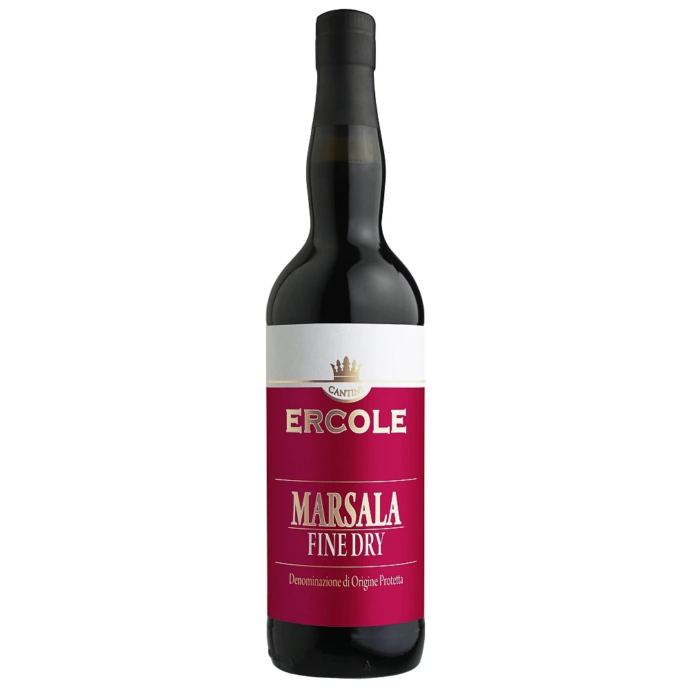  Сухая марсала fine 1 год CANTINE ERCOLE DOC 75cl укрепляющее