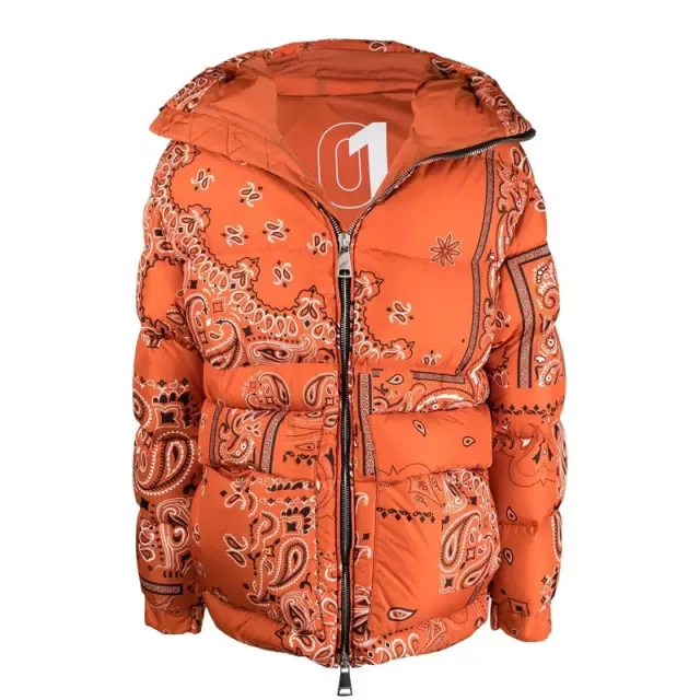 DiZNEW Oem Design Long Sleeve Polyester Cotton Jacquard Weave Mens Puffer Jacket
