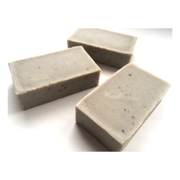 Зеленые бобы, натуральное мыло ручной работы холодной обработки со вкусом хрена и порошка, 100 г