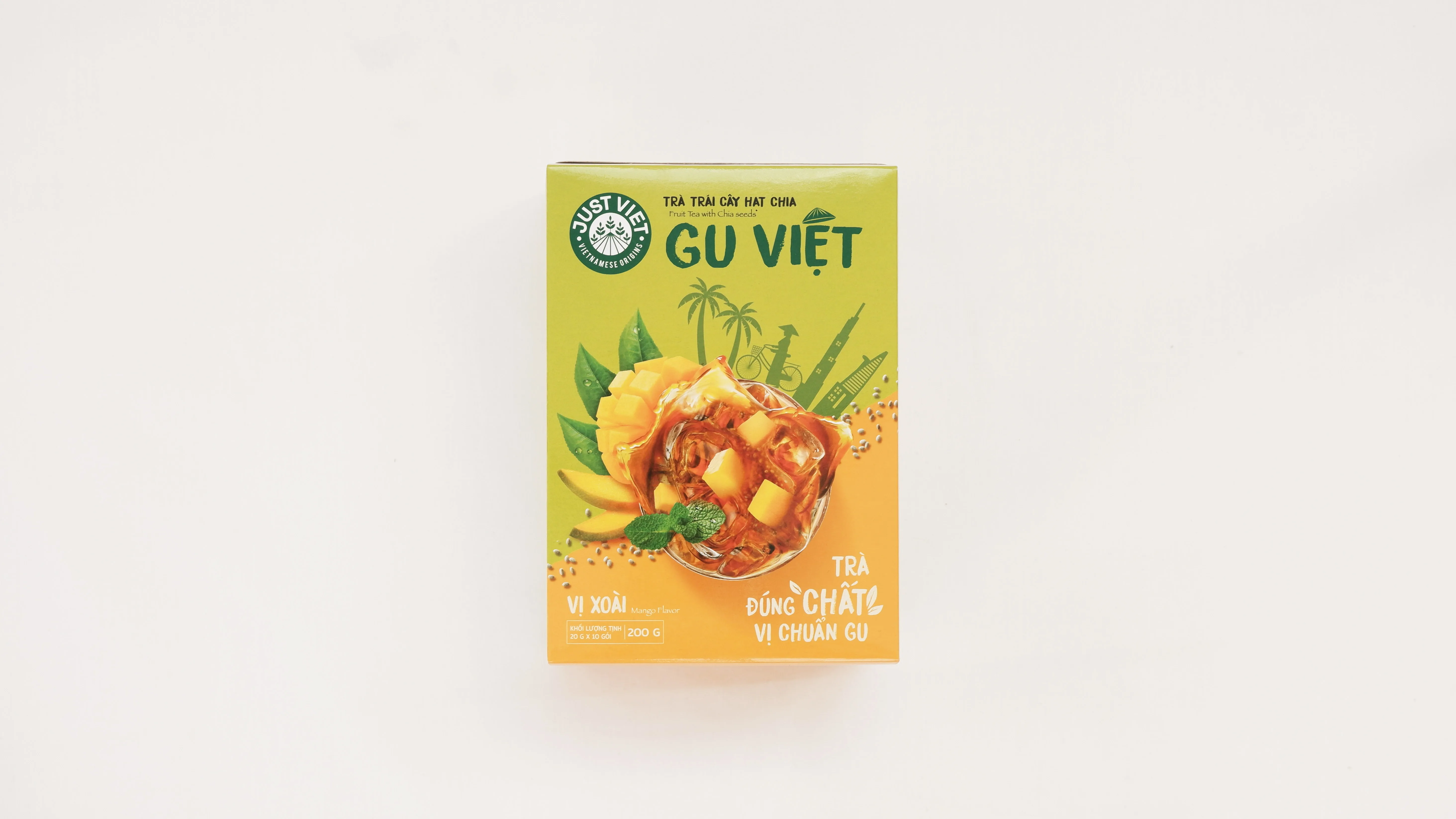 Premium Black Tea With Mango Flavor and Chia seeds