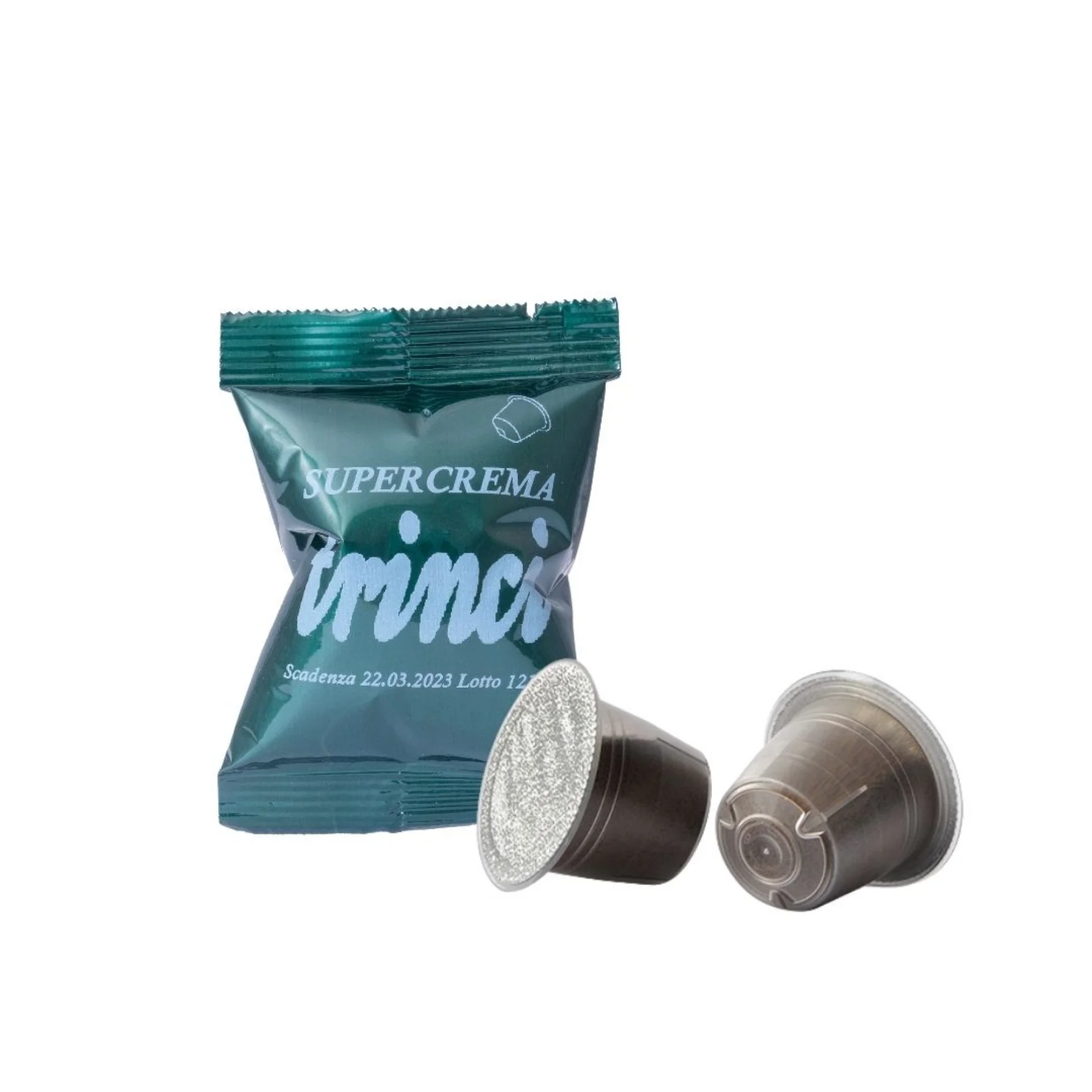 
Italian artisan roasted coffee SUPERCREMA 100 Nespresso compatible capsules 